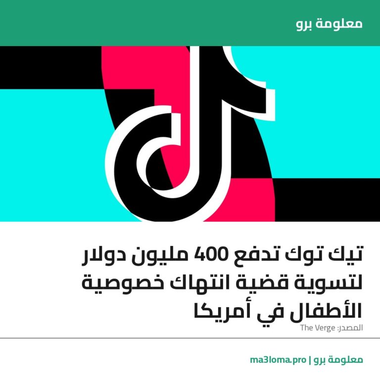 Read more about the article تيك توك تدفع 400 مليون دولار لتسوية قضية انتهاك خصوصية الأطفال في أمريكا